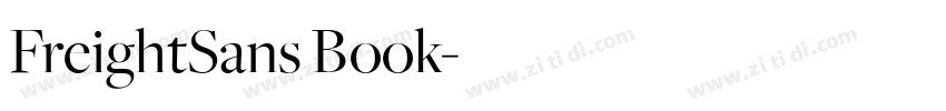 FreightSans Book字体转换